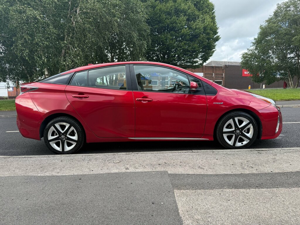 Toyota Prius 1.8 Vvt-h Excel Hatchback Hybrid Cvt Eu Red #5