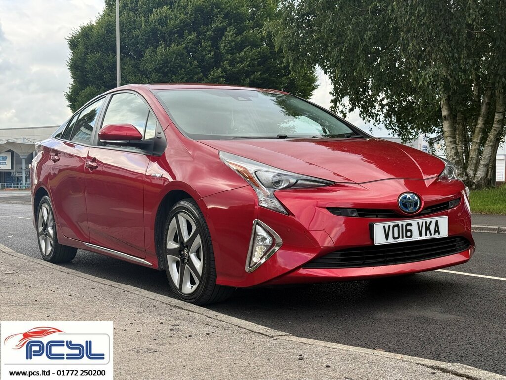 Toyota Prius 1.8 Vvt-h Excel Hatchback Hybrid Cvt Eu Red #3