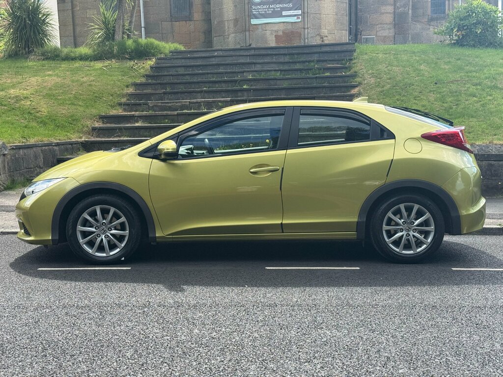 Honda Civic 1.8 I-vtec Se Hatchback Euro 5 Yellow #4