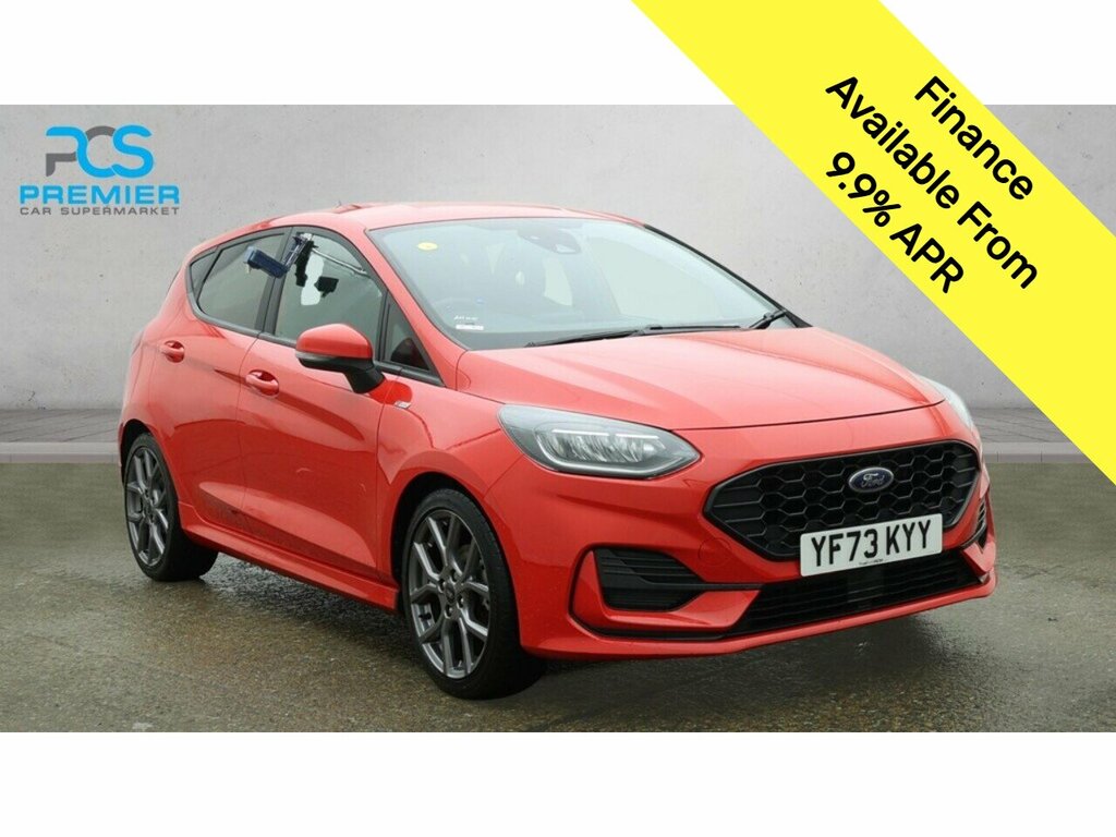 Ford Fiesta T Ecoboost Mhev St-line Edition Red