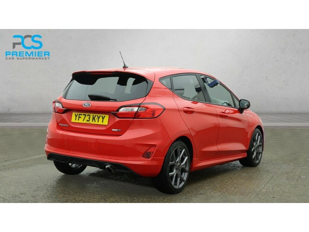 Ford Fiesta T Ecoboost Mhev St-line Edition YF73KYY Red #4