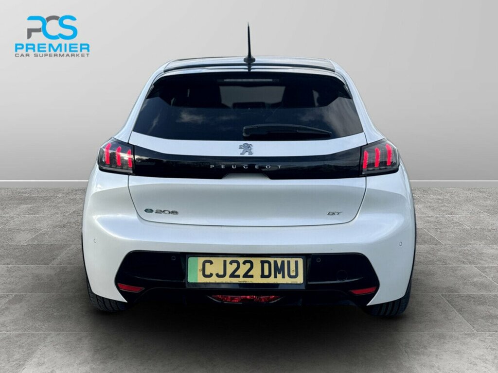 Peugeot e-208 Gt White #3