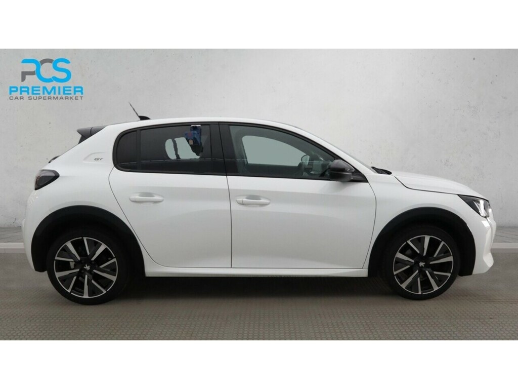 Peugeot 208 Puretech Gt White #3