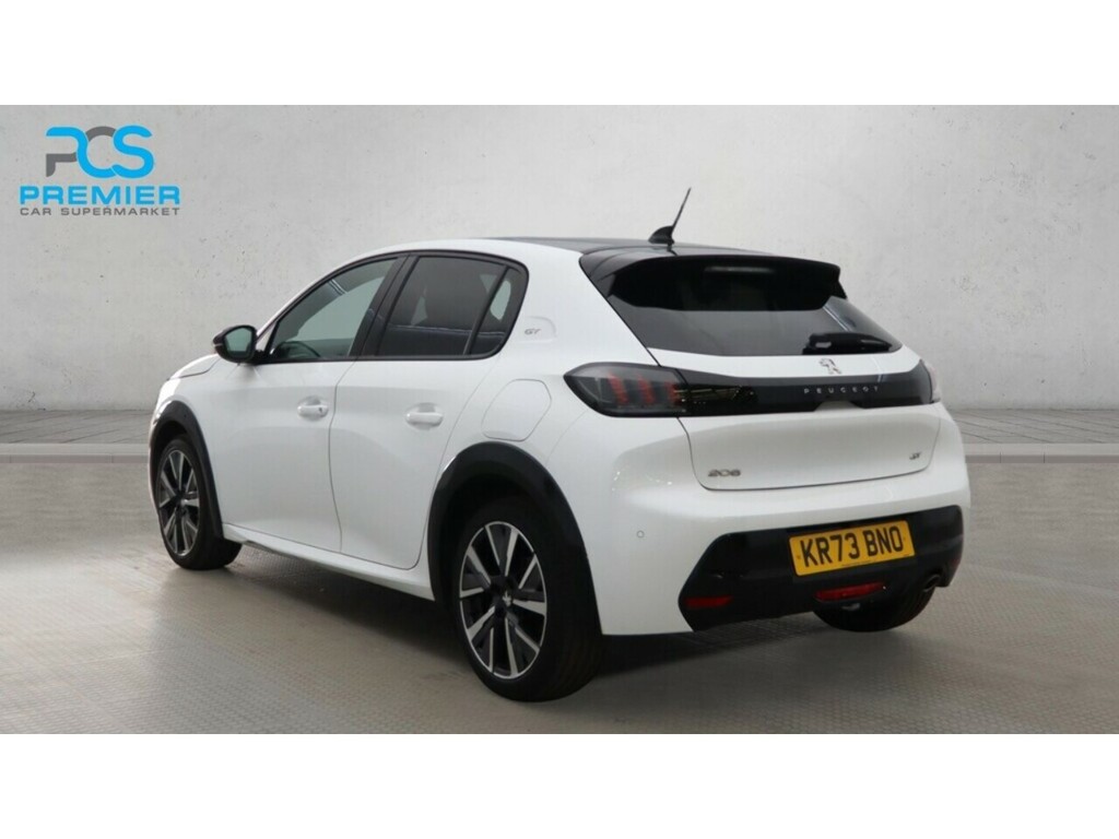 Peugeot 208 Puretech Gt White #4
