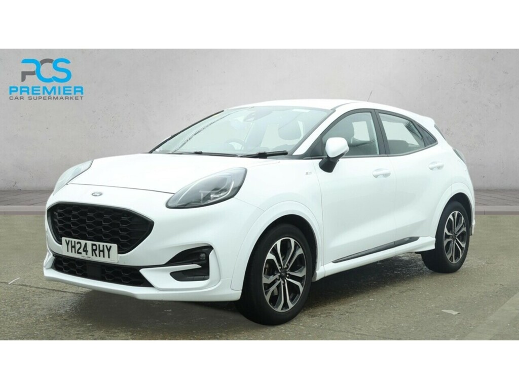 Ford Puma T Ecoboost Mhev St-line YH24RHY White #2