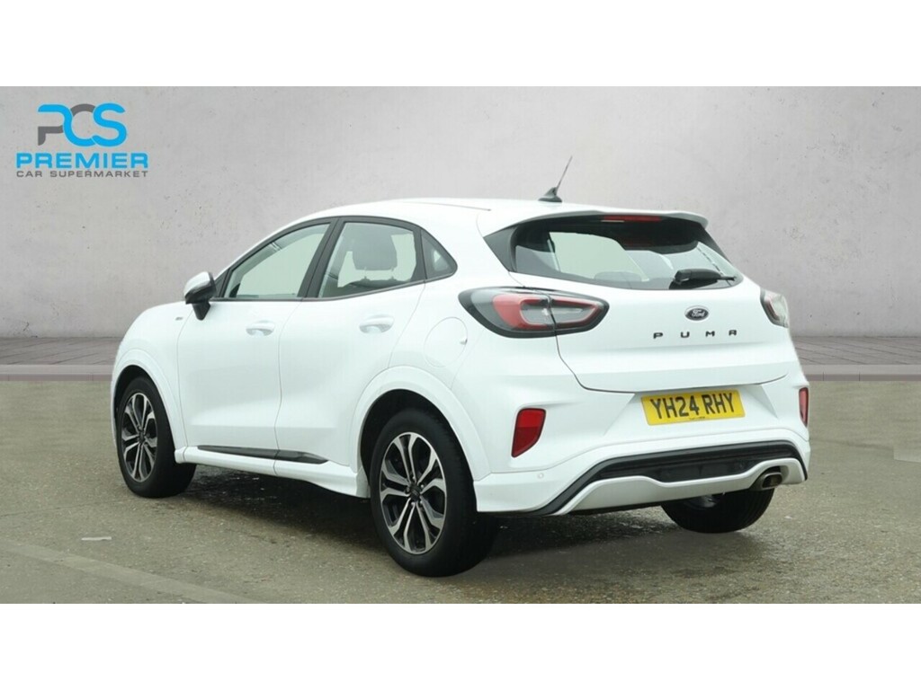 Ford Puma T Ecoboost Mhev St-line YH24RHY White #3