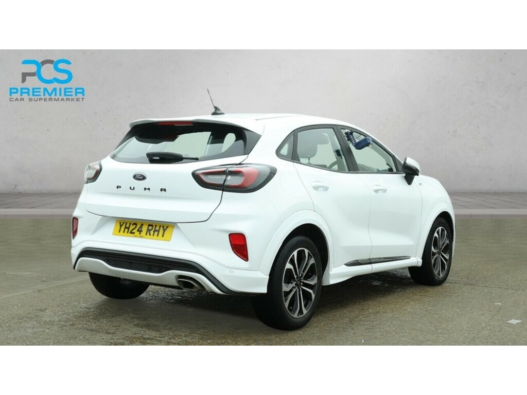 Ford Puma T Ecoboost Mhev St-line YH24RHY White #4