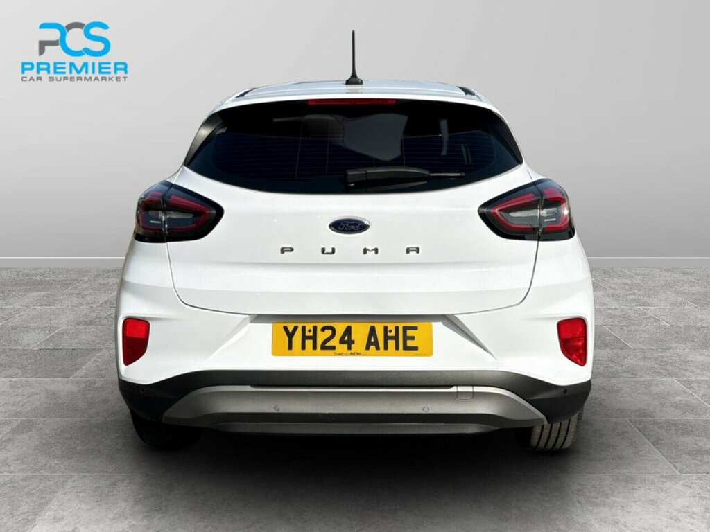 Ford Puma T Ecoboost Mhev Titanium YH24AHE White #3