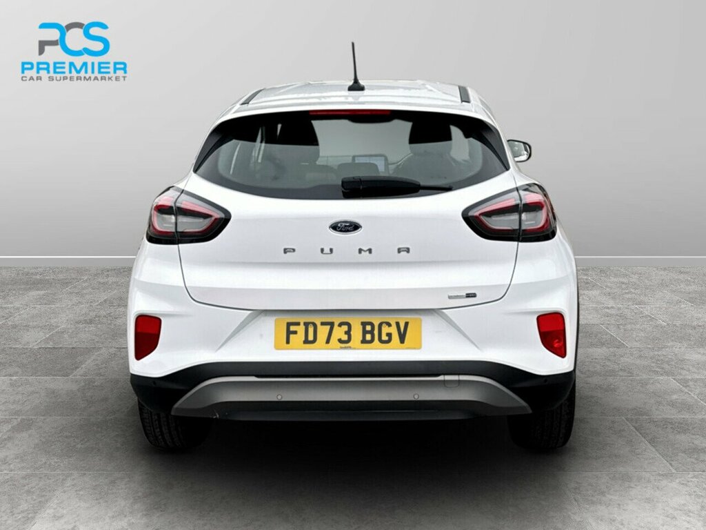 Ford Puma T Ecoboost Mhev Titanium FD73BGV White #3