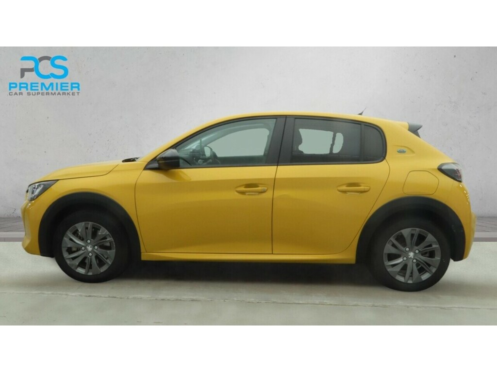 Peugeot e-208 Allure Premium Yellow #10