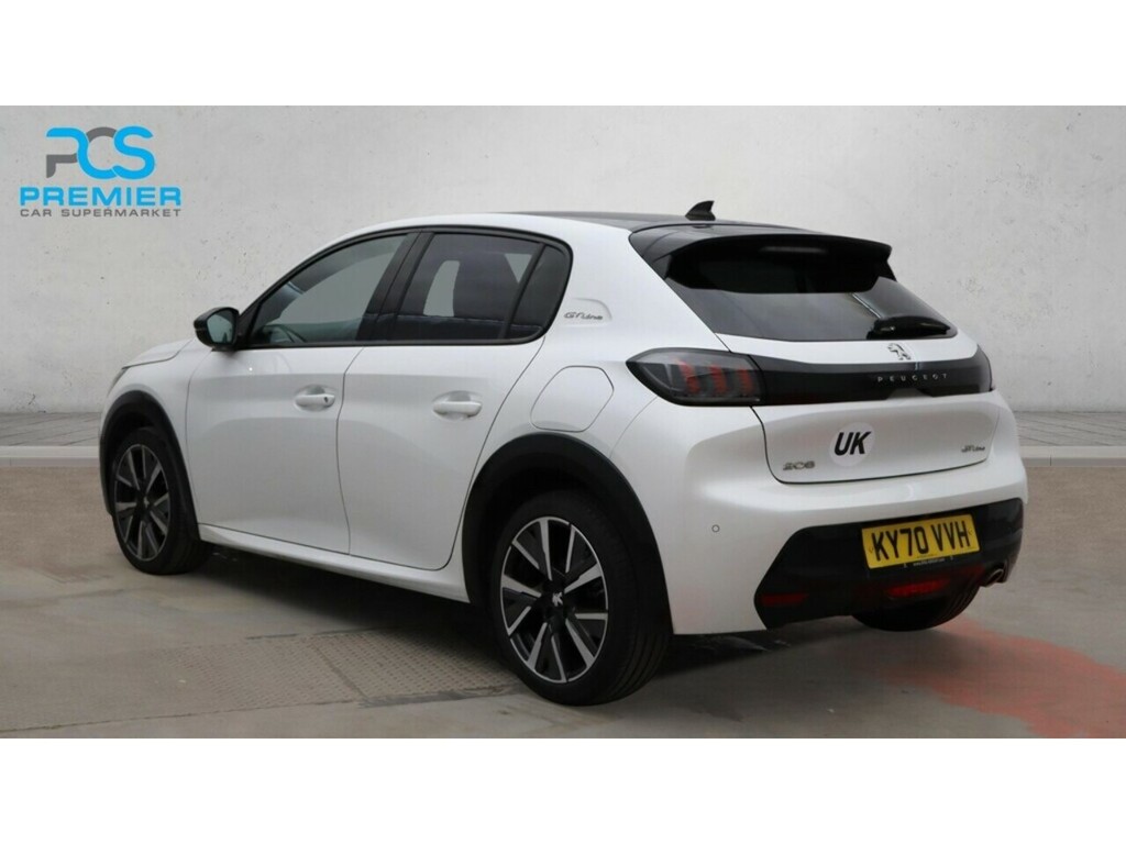 Peugeot 208 Puretech Gt Line White #3