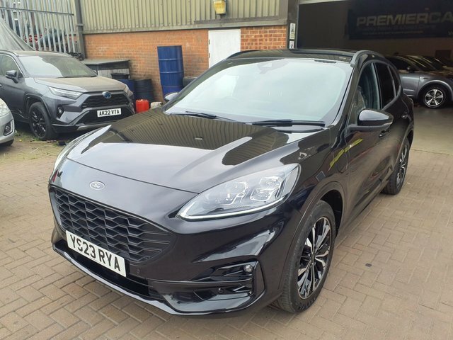 Ford Kuga 2.5 Ecoboost Duratec 14.4Kwh St-line X Suv Pet YS23RYA Black #3