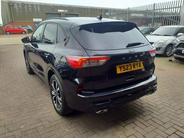 Ford Kuga 2.5 Ecoboost Duratec 14.4Kwh St-line X Suv Pet YS23RYA Black #6