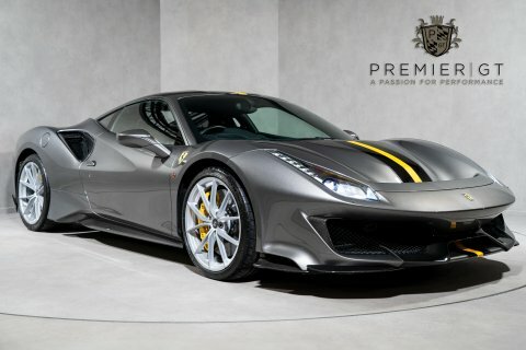 Ferrari 488 Pista Warranty. Historic Paintwork. Grey