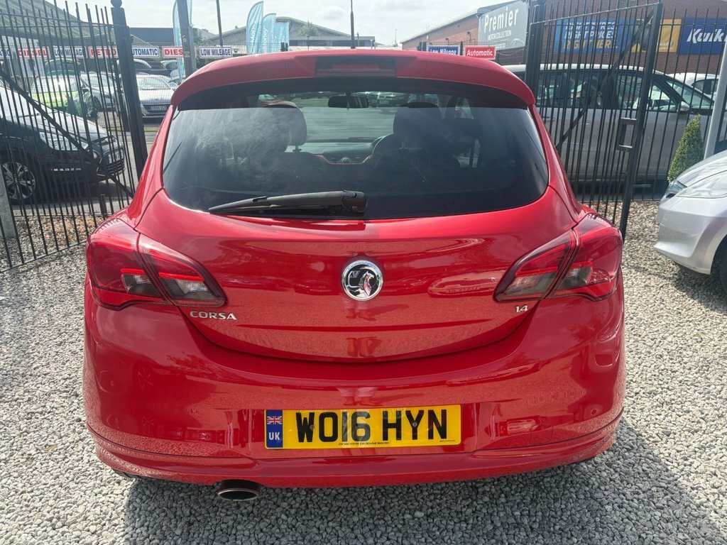 Vauxhall Corsa 1.4L Limited Edition WO16HYN Red #5