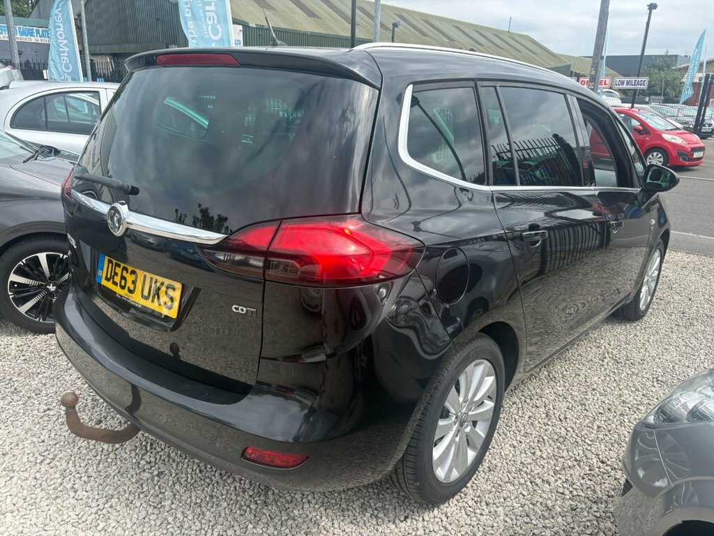Vauxhall Zafira Tourer 2L Se Black #6
