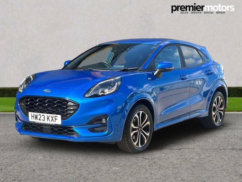 Ford Puma 1.0 Ecoboost Hybrid Mhev St-line - 2023 23 HW23KXF Blue #2