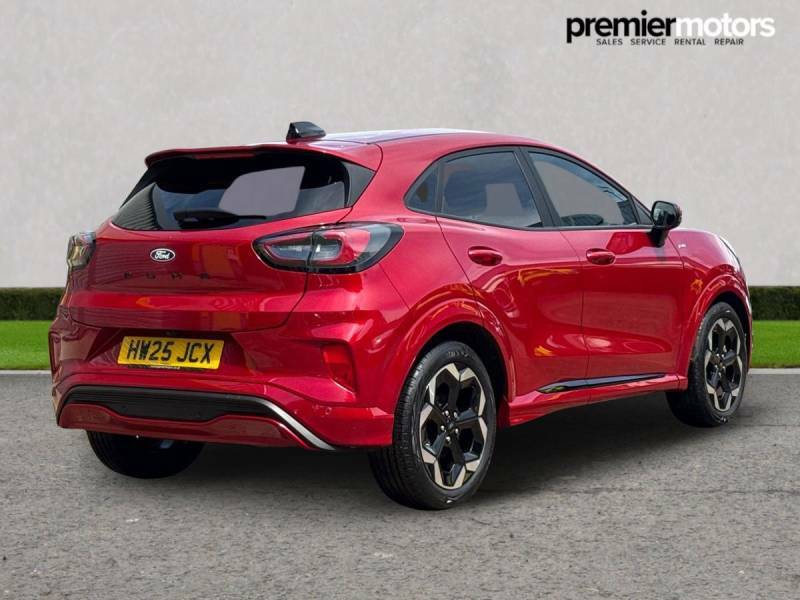 Ford Puma 1.0 Ecoboost Hybrid Mhev St-line X - 2025 25 HW25JCX Red #5