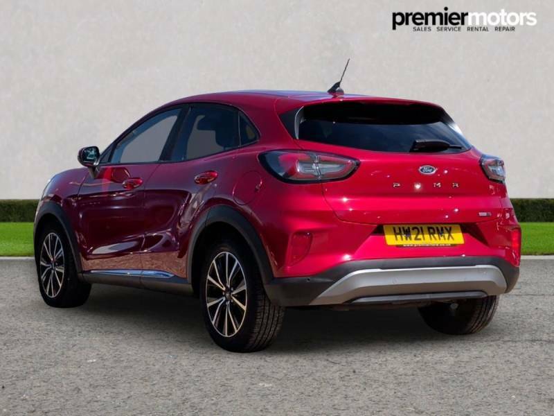 Ford Puma 1.0 Ecoboost Hybrid Mhev Titanium - 2021 21 HW21RMX Red #3