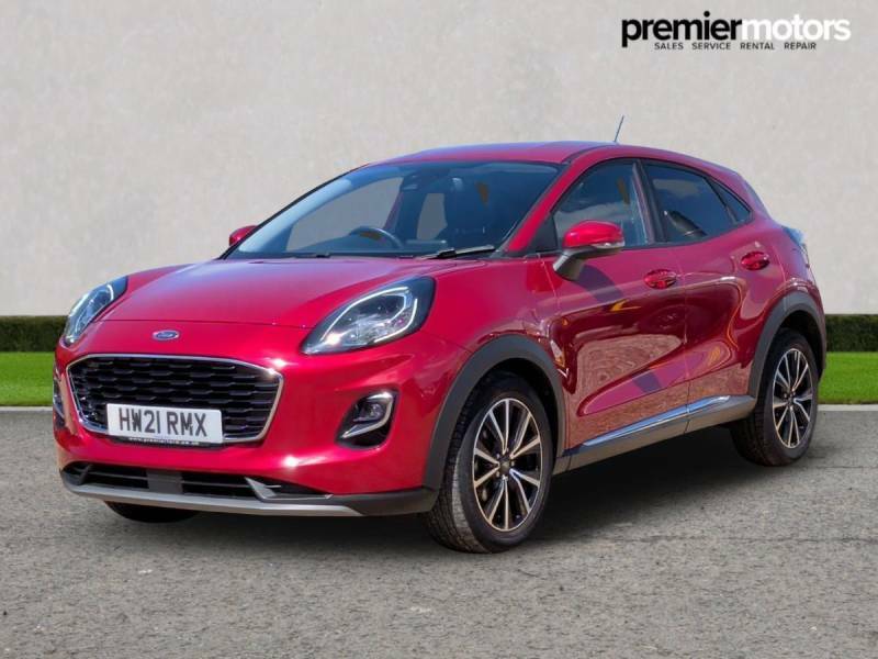 Ford Puma 1.0 Ecoboost Hybrid Mhev Titanium - 2021 21 HW21RMX Red #2