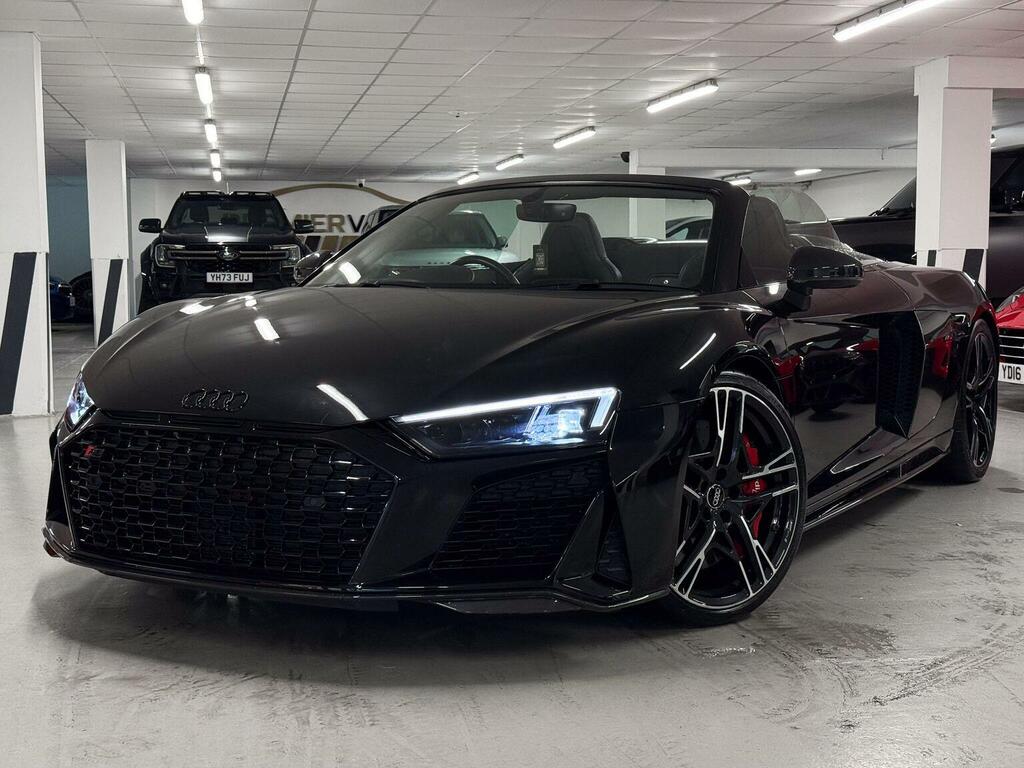 Audi R8 5.2 Fsi V10 Performance Carbon Black Spyder S Tron Black #4