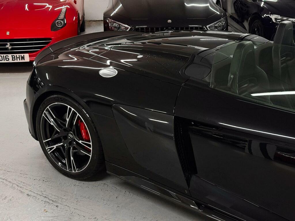 Audi R8 5.2 Fsi V10 Performance Carbon Black Spyder S Tron Black #6