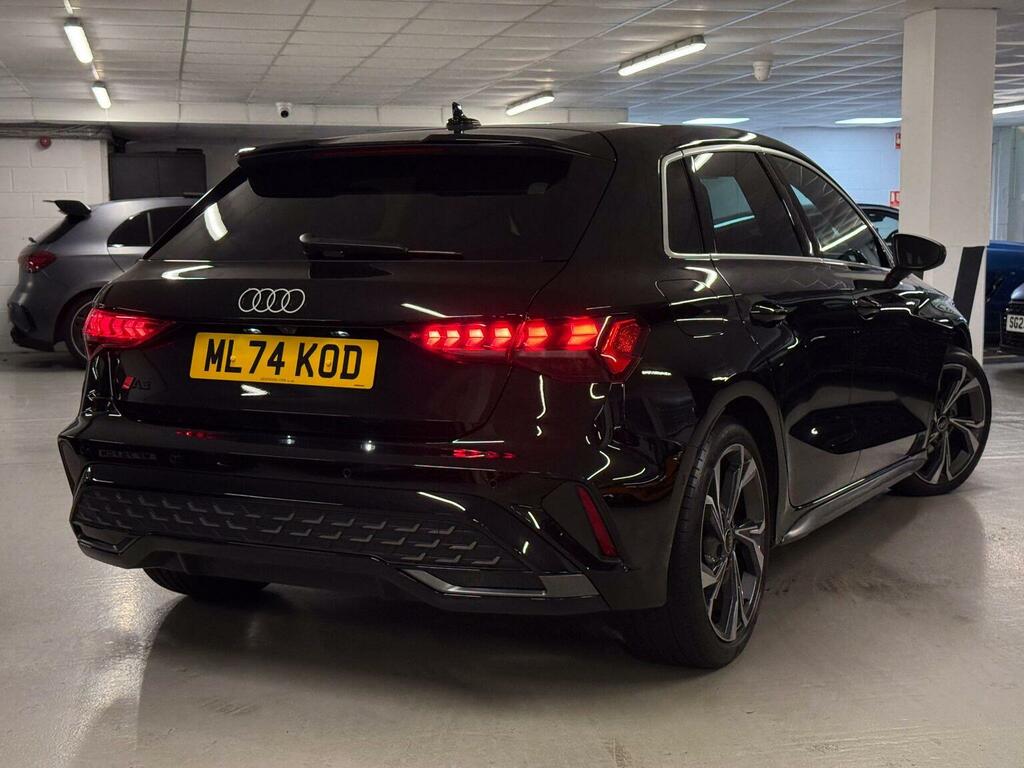 Audi A3 Hatchback 1.5 Tfsi 35 S Line Sportback Euro 6 Ss ML74KOD Black #2