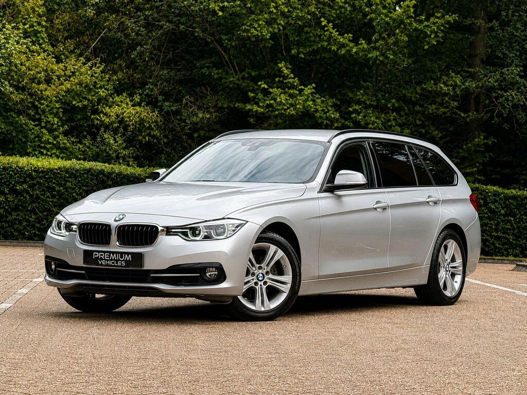 BMW 3 Series Estate 1.5 318I Sport Touring Euro 6 Ss Silver #5