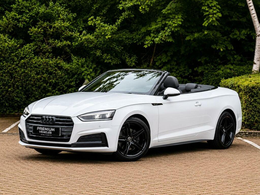 Audi A5 Convertible 2.0 Tfsi S Line S Tronic Euro 6 Ss GP18OEK White #5