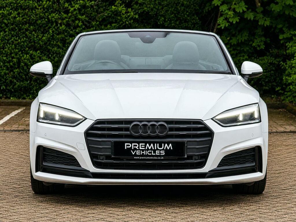 Audi A5 Convertible 2.0 Tfsi S Line S Tronic Euro 6 Ss GP18OEK White #4