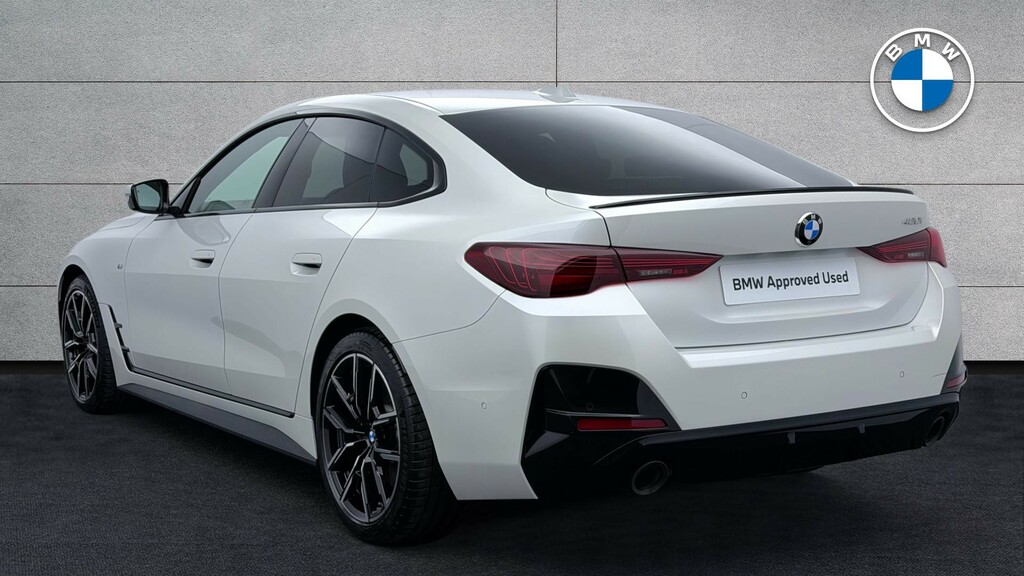 BMW 4 Series Gran Coupe 420I M Sport Gran Coupe YB25UJE White #2