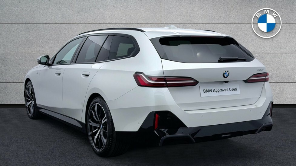 BMW 5 Series 520I M Sport Touring YH75NSK White #2
