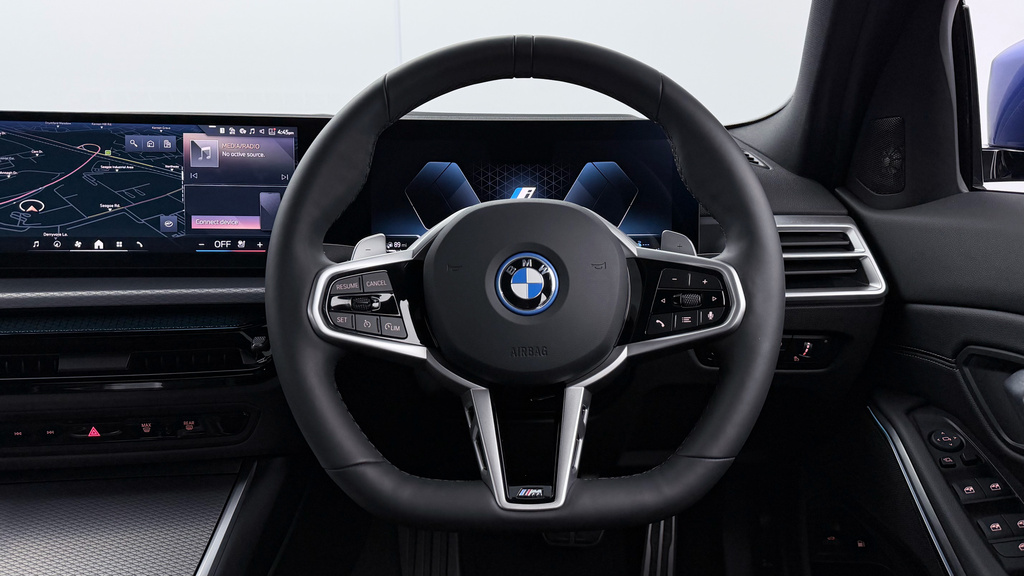 BMW 3 Series 330E M Sport Saloon UXZ9414 Blue #5