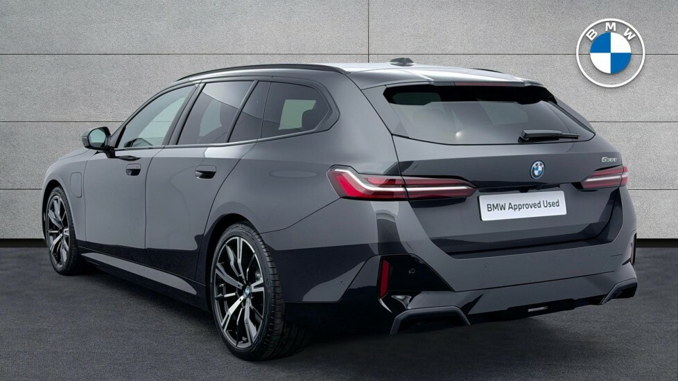 BMW 5 Series 530E M Sport Touring YC75XBO Grey #2