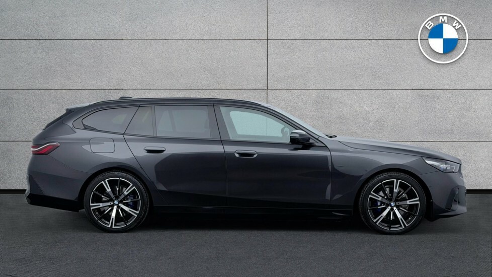 BMW 5 Series 530E M Sport Touring YC75XBO Grey #3