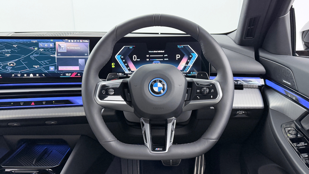 BMW 5 Series 530E M Sport Pro Saloon VXZ2617 Black #5