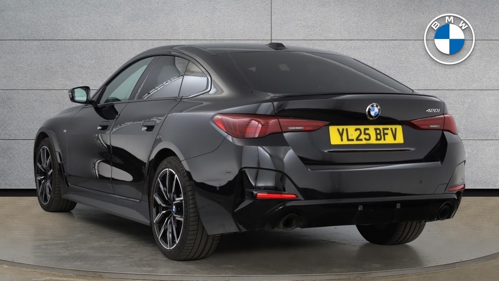 BMW 4 Series Gran Coupe 420I M Sport Gran Coupe YL25BFV Black #2