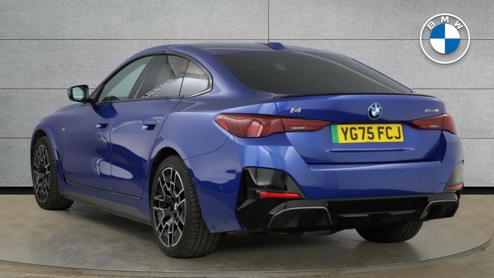 BMW i4 I4 Edrive40 M Sport YG75FCJ Blue #2