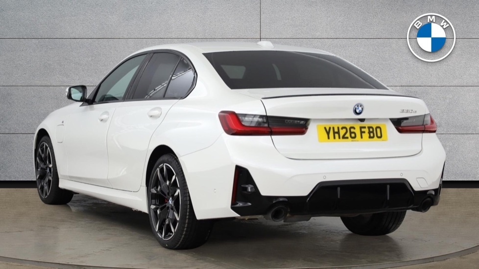 BMW 3 Series 330E M Sport Saloon YH26FBO White #2