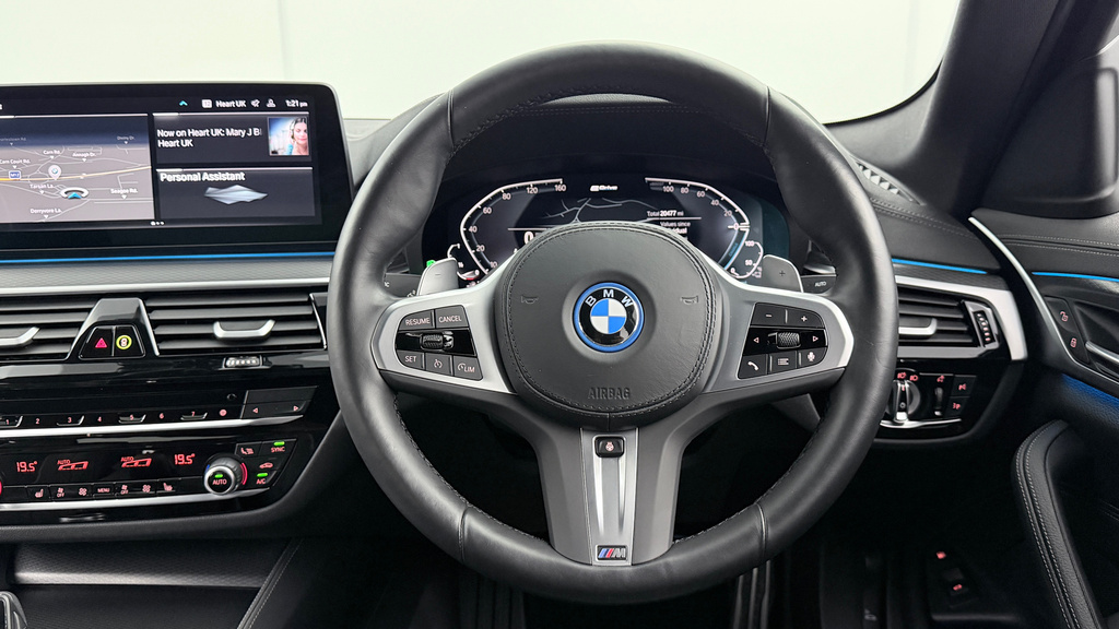 BMW 5 Series 530E M Sport Saloon KSZ4854 Grey #5