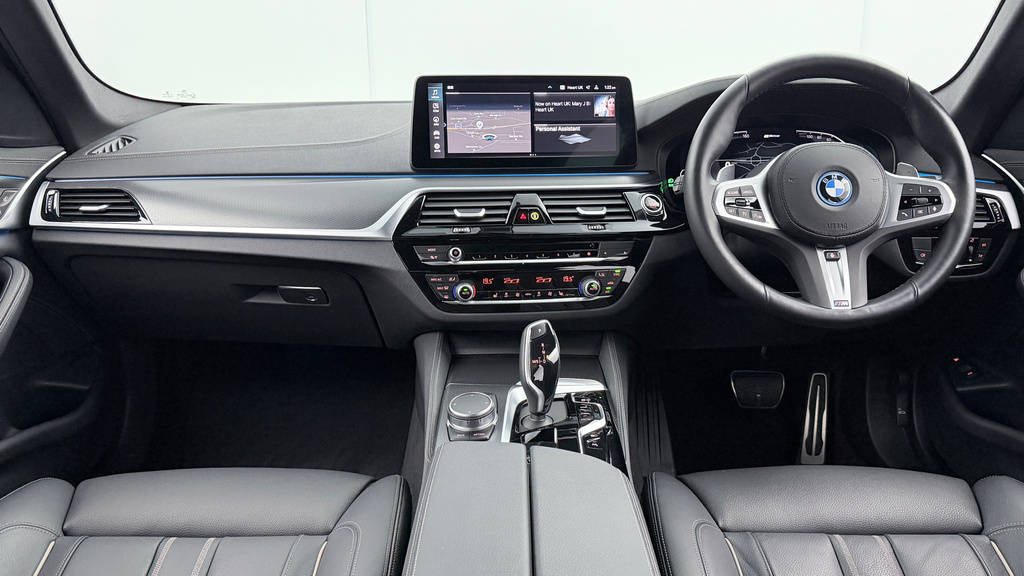BMW 5 Series 530E M Sport Saloon KSZ4854 Grey #4