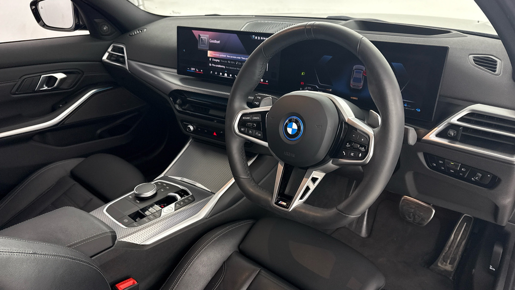 BMW 3 Series 330E M Sport Saloon YD25JDH Grey #6