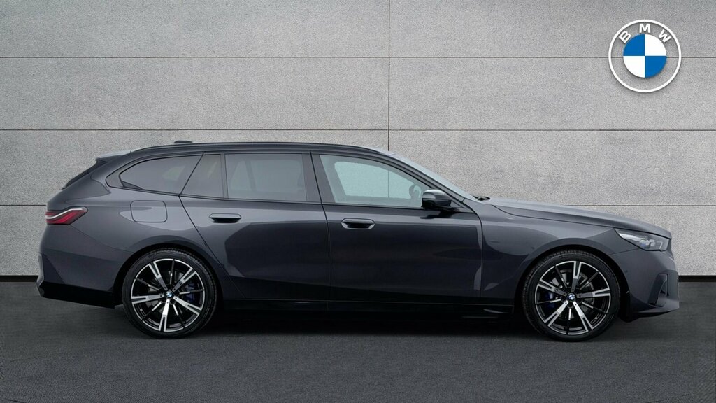 BMW 5 Series 530E M Sport Touring YC75XBO Grey #3