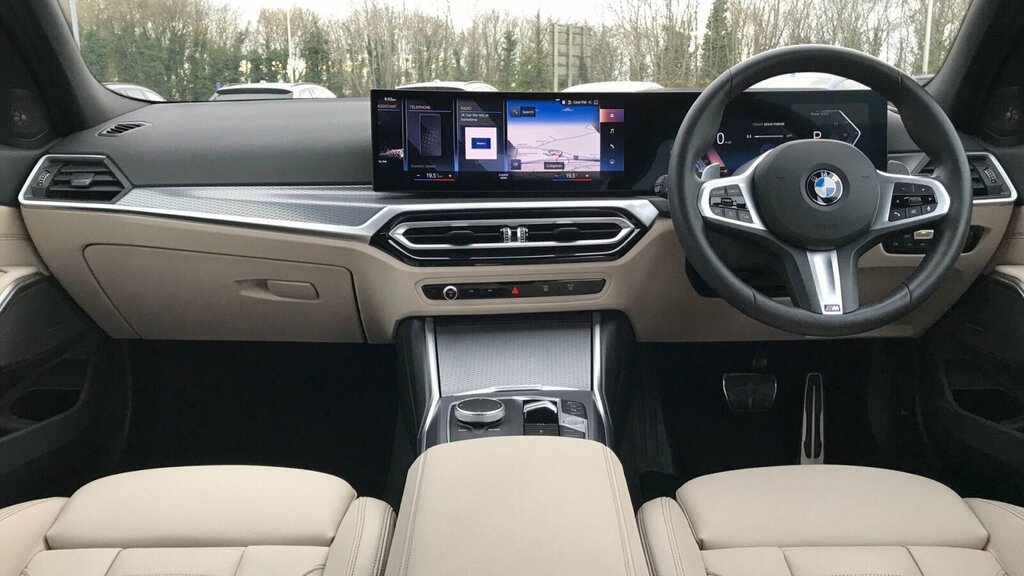 BMW 3 Series 320I M Sport Saloon TXZ4586 Grey #4