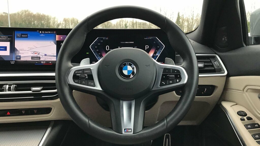 BMW 3 Series 320I M Sport Saloon TXZ4586 Grey #5