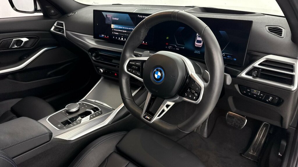 BMW 3 Series 330E M Sport Saloon YH26FBO White #6