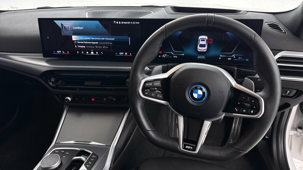 BMW 3 Series 330E M Sport Saloon YH26FBO White #5