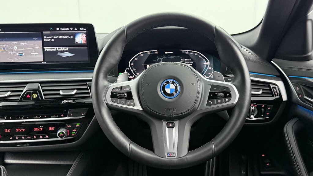 BMW 5 Series 530E M Sport Saloon KSZ4854 Grey #5