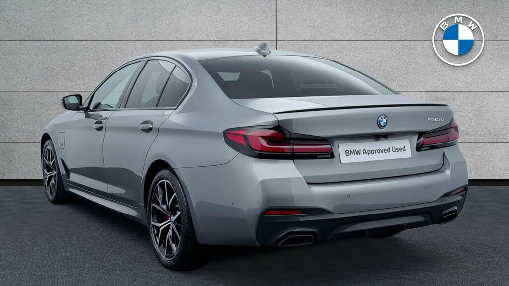 BMW 5 Series 530E M Sport Saloon KSZ4854 Grey #2