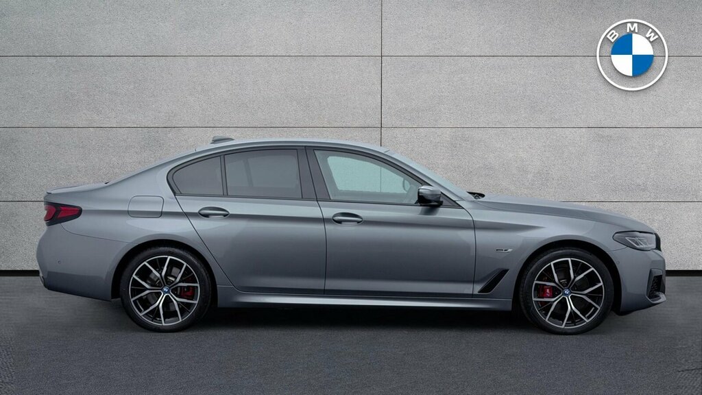 BMW 5 Series 530E M Sport Saloon KSZ4854 Grey #3